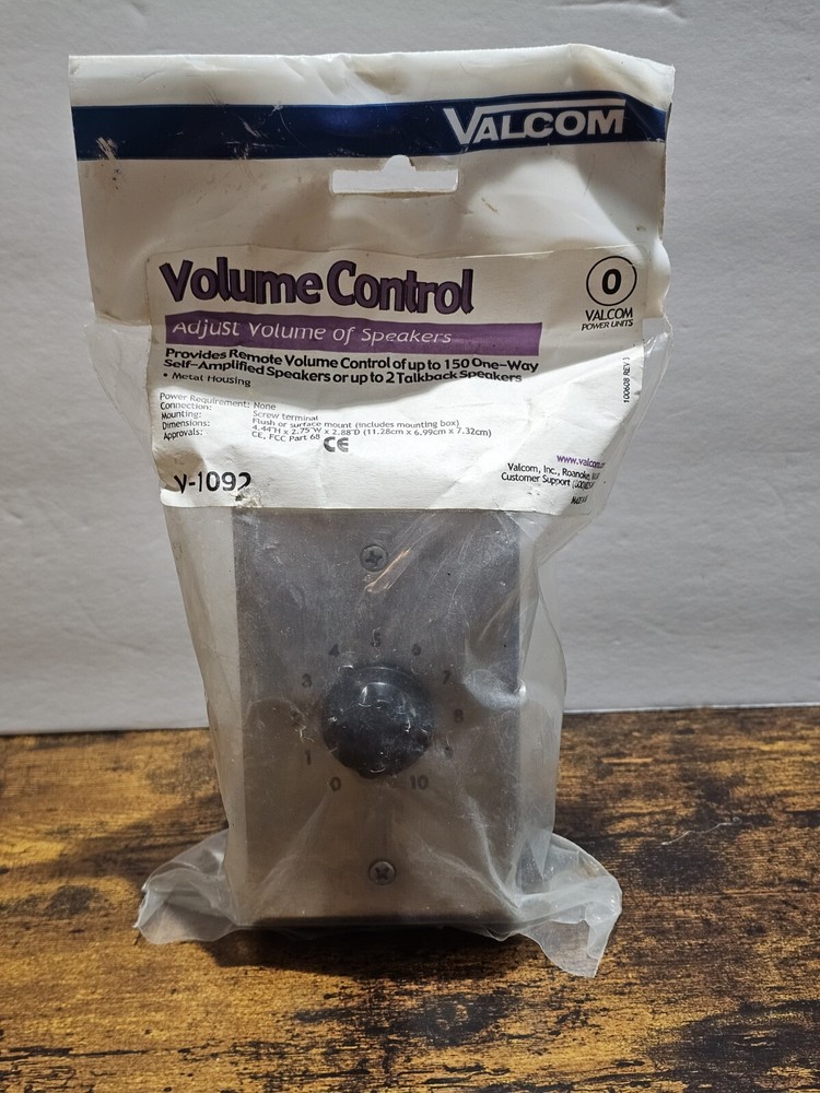 NEW VALCOM V-1092 VOLUME CONTROL BOX
