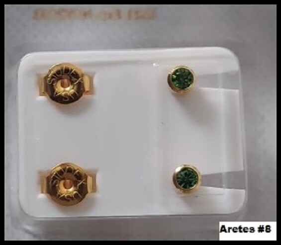 Studex Ear Piercing Gold Plated Clear Stone 4MM Regular R213Y