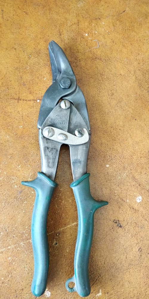 Mac Tools Tin Snips Green -- TS-1 -- Made in USA