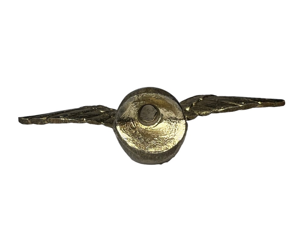 Vintage Brass Eagle Finial Screw Down 3.75” X 2.25”