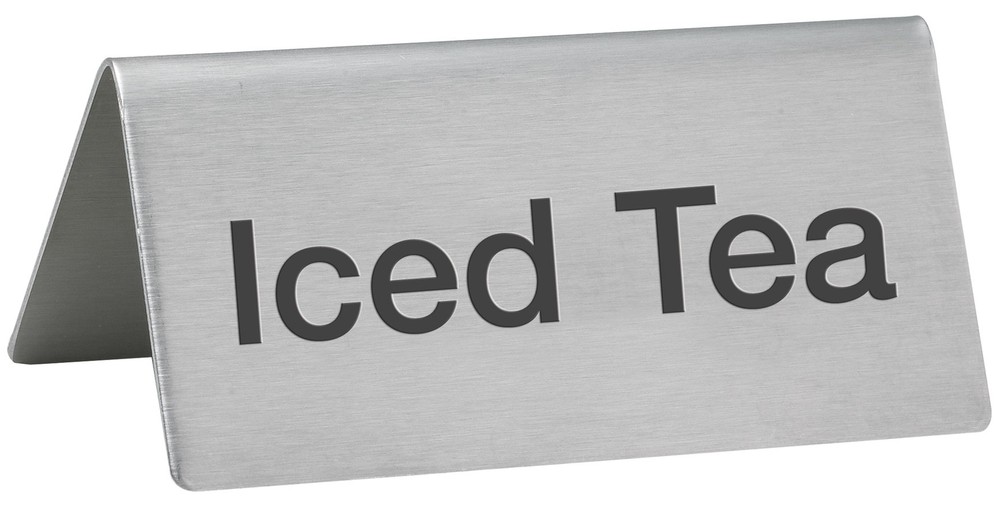 Tent Sign, "Iced Tea", S/S (12 Each)