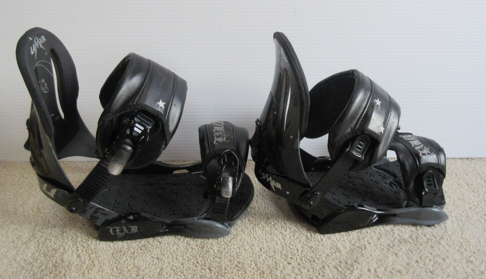 Lamar Team Black Snowboard Bindings