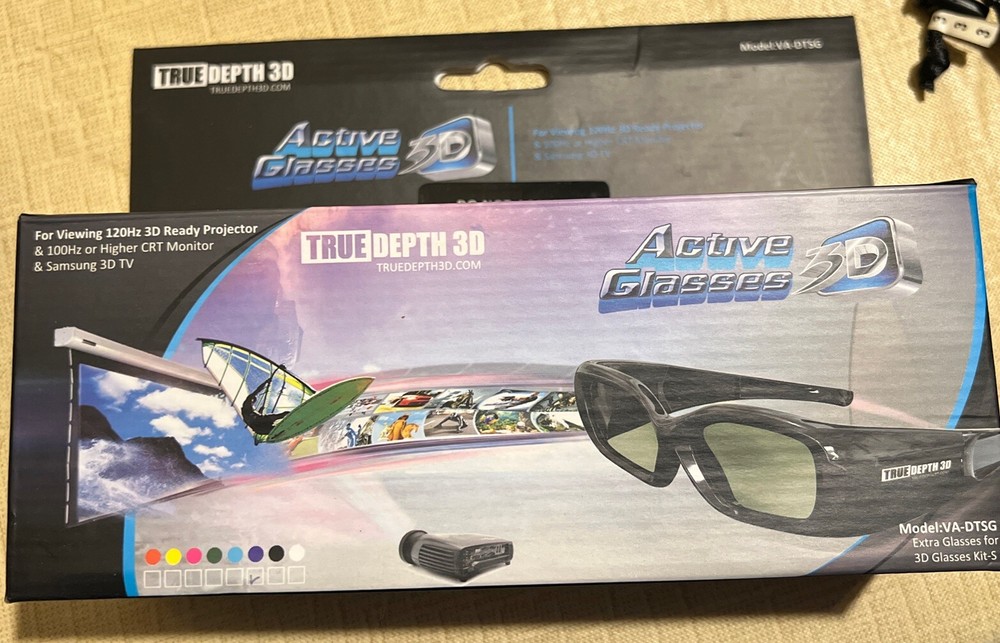 True Depth 3D Active Glasses VA-DTSG Set Of 4
