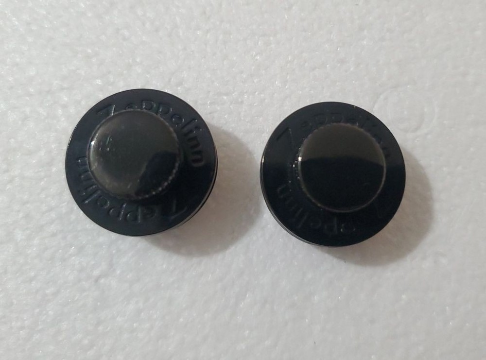 Zeppelin Guitar Strap Locking Ends Only, Black