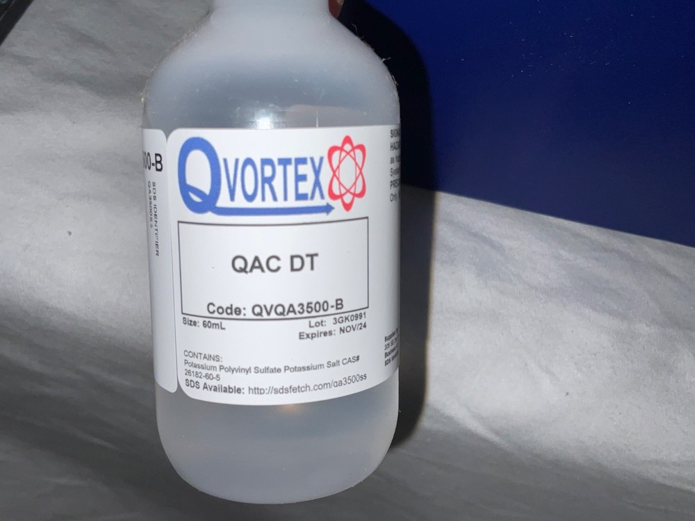 QVortex Quat Test Kit Code QVTK9000-Z 1 Drop 10ppm/ 5mL Sealed NEW OPEN