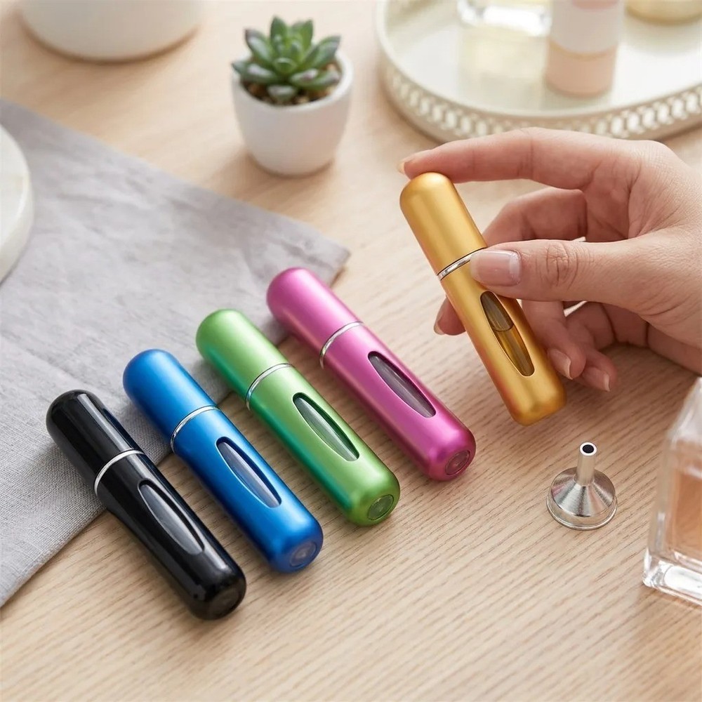 Perfume Atomizer Bottle Travel Portable Mini Refillable Scent Pump Spray 5ML/1pc