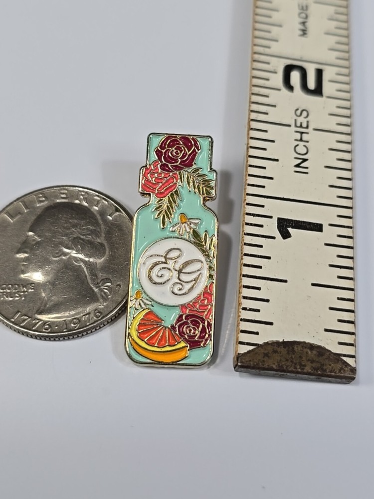 Edens Garden Lapel Pin Bottle Essential Oils