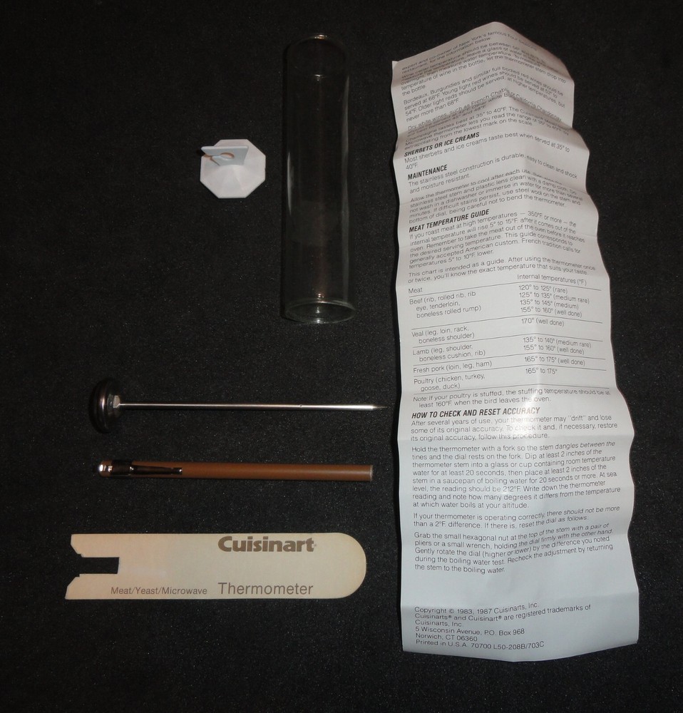 Cuisinart MEAT/YEAST/MICROWAVE Pocket Thermometer