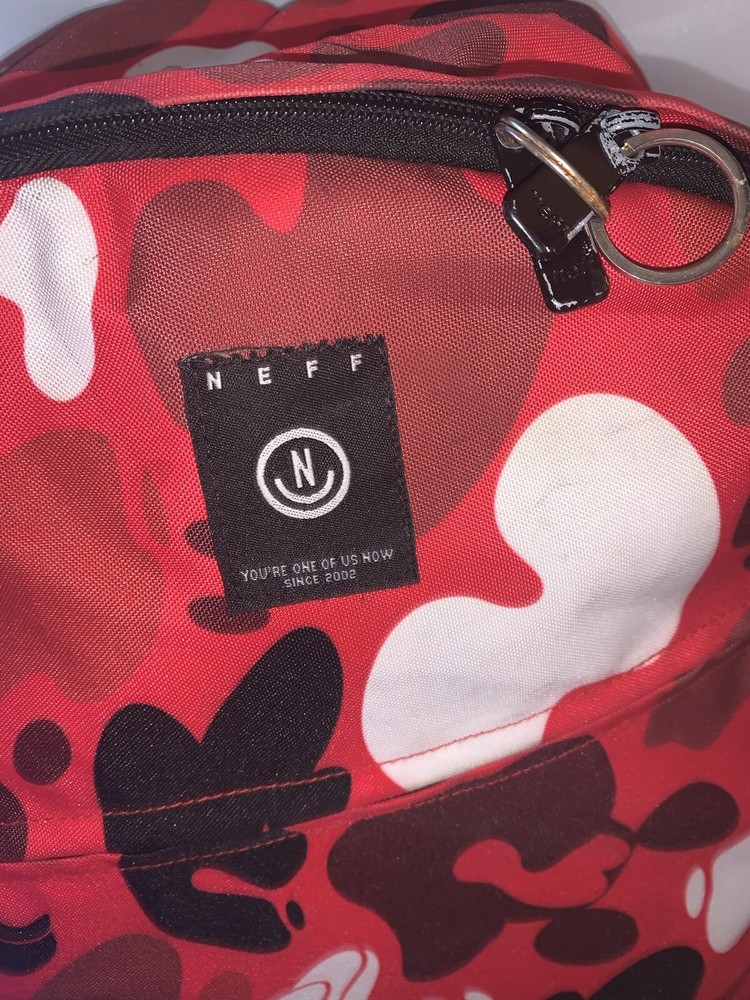 NEFF ~ Disney Mickey Mouse Inspired Red Backpack