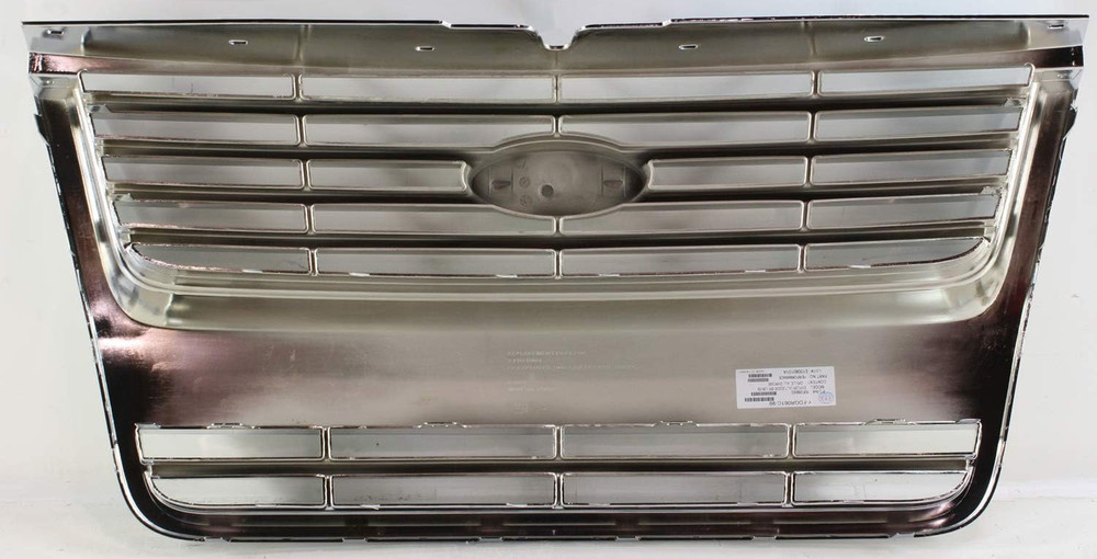 Grille Assembly Compatible with 2006-2008 Ford Explorer Chrome Shell and Insert