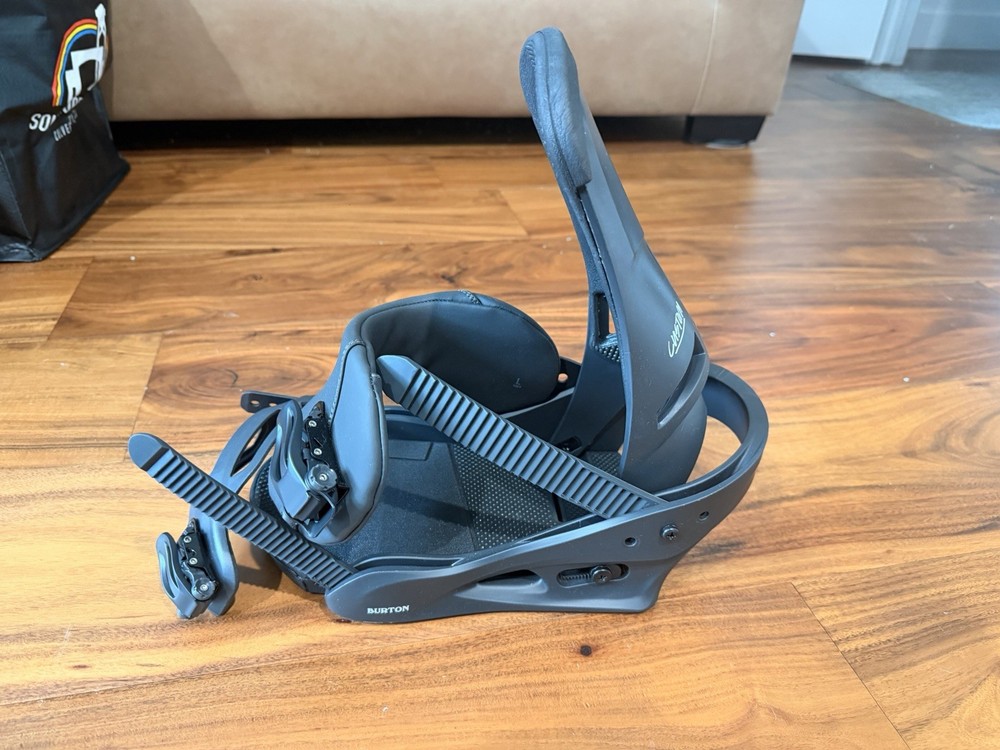 Burton Custom Snowboard Bindings Large Black