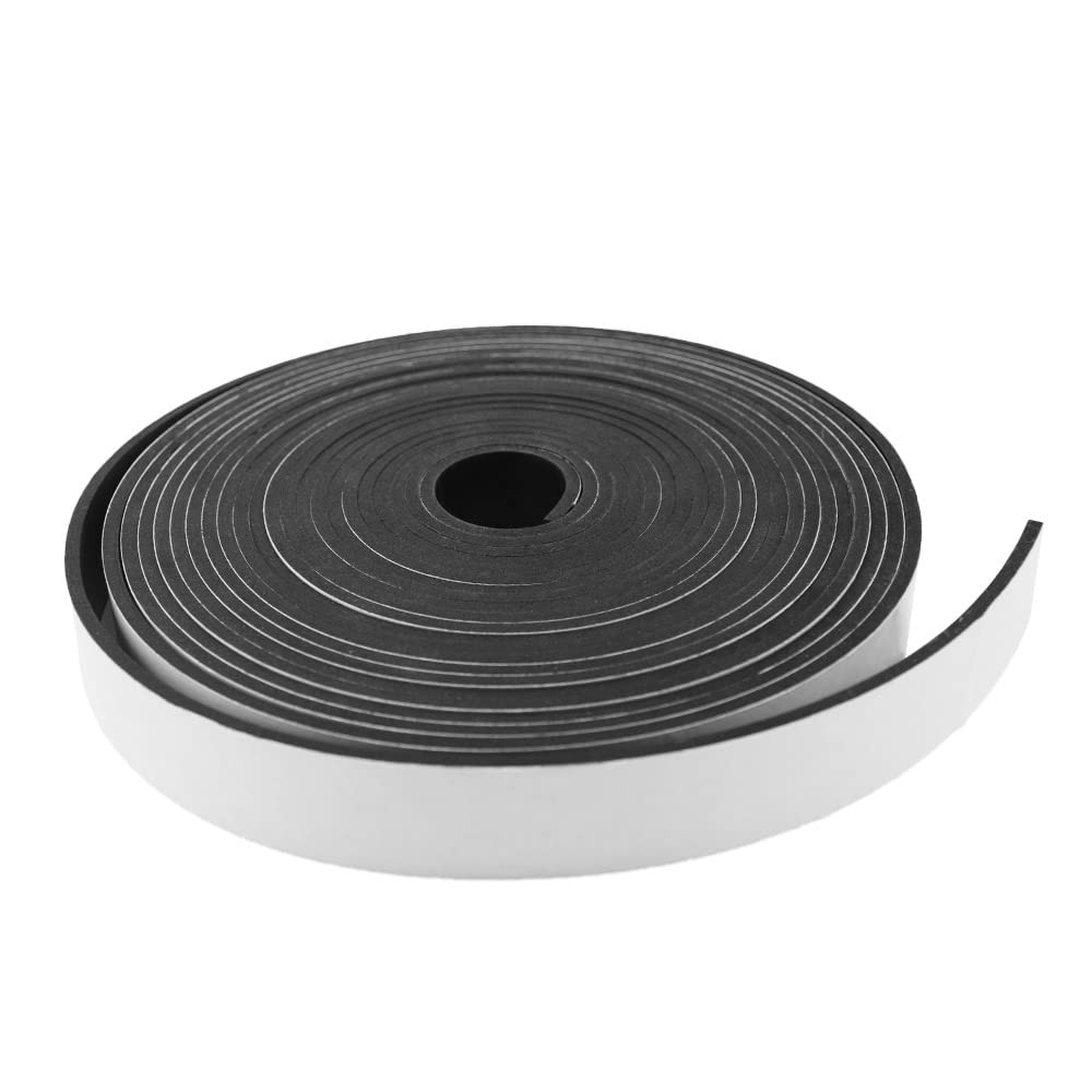 Neoprene Solid Rubber Strips with Adhesive Backing 1/8 .125" Thick X 1" Wide ...