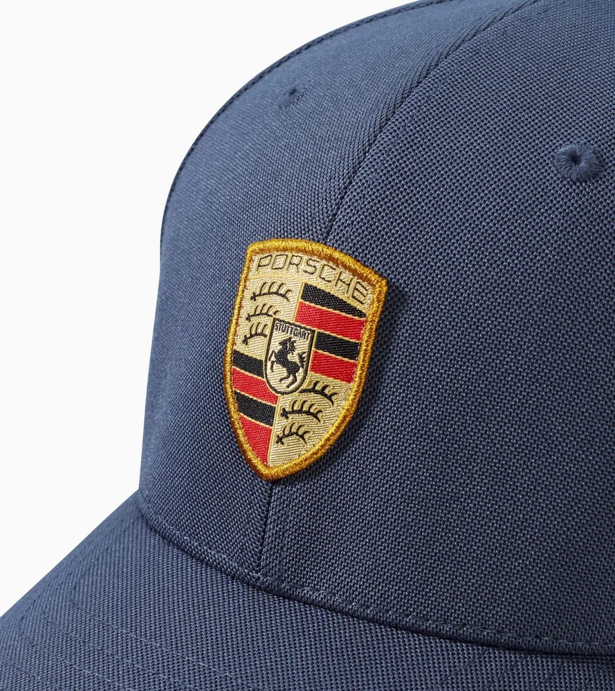 Porsche Crest Baseball Hat (Flex Fit) - Dark Blue