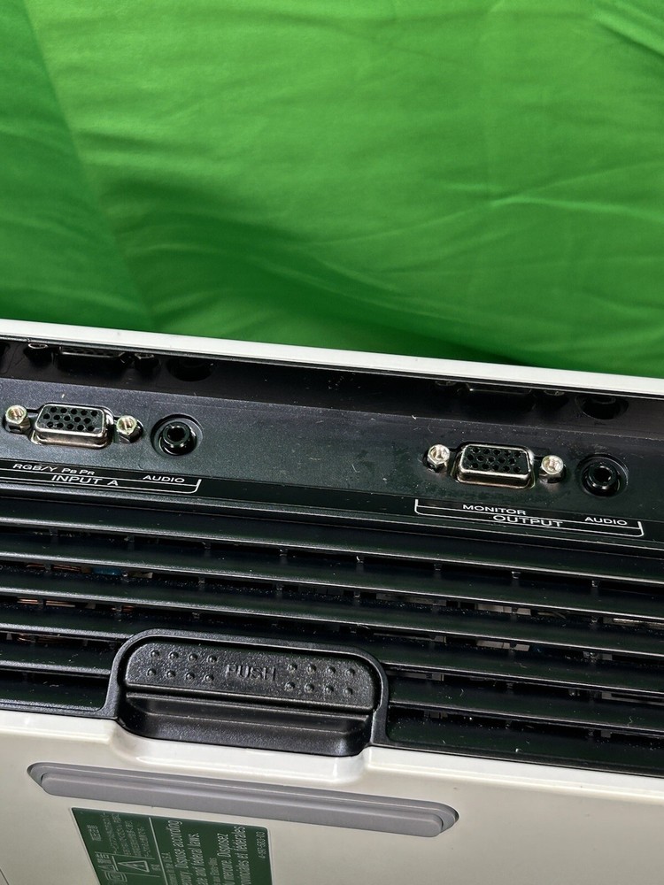 SONY DATA PROJECTOR white W/ Power Cable , Remote & Adapter VPL-EX100 *Tested*