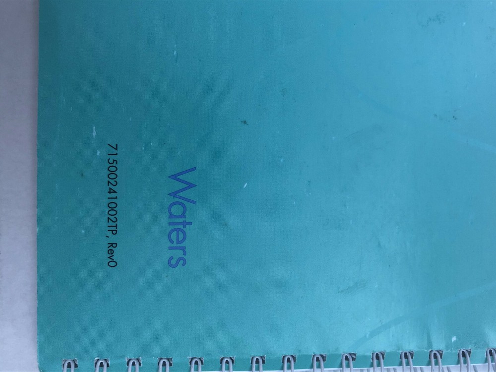 Waters 2410 Differential Refractometer Operator's Guide, Spiral 71500241002TP
