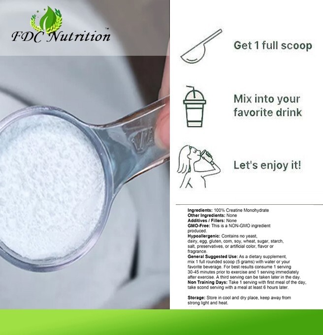 Creatine Monohydrate 500g (18OZ) , Micronized Pure Powder 100 Servings