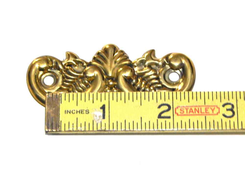 Victorian Brass Drawer Pull For Dresser Chest Vanity