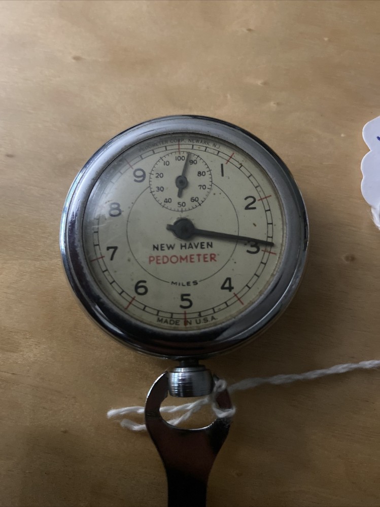 Vintage New Haven Pedometer Pocket watch