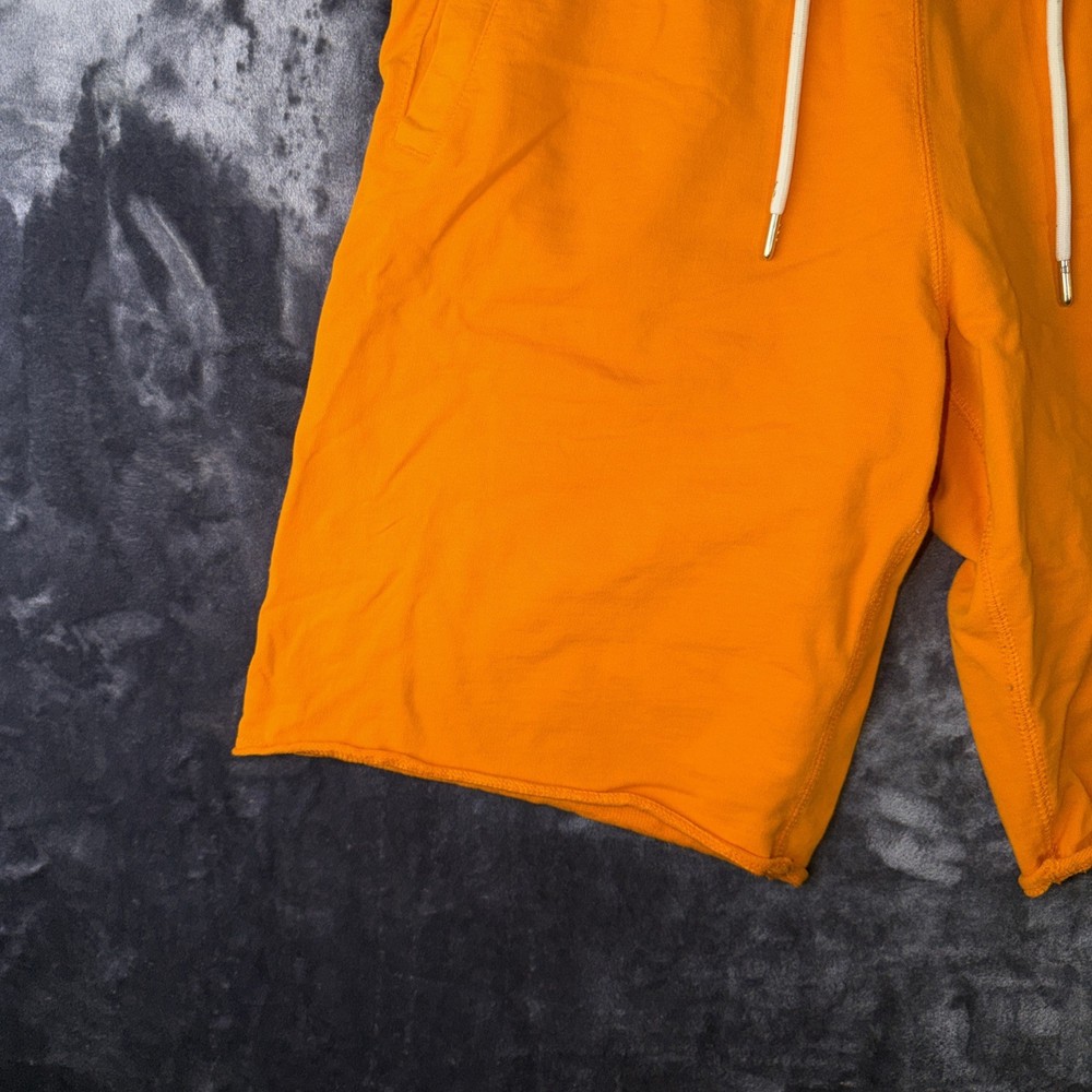 Nike Orange Cotton Shorts Size M