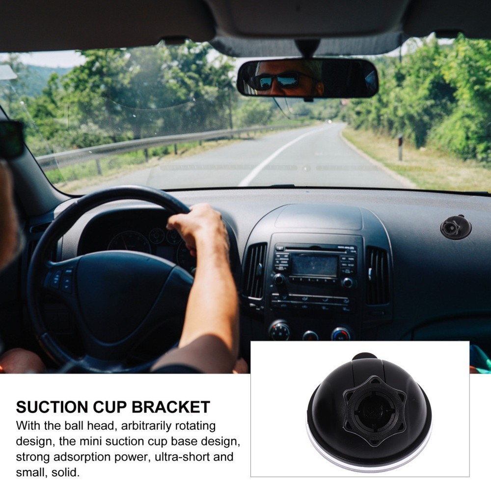 2 Pcs Car Suction Cup Set Electric Camera Mount Bracket for Dash