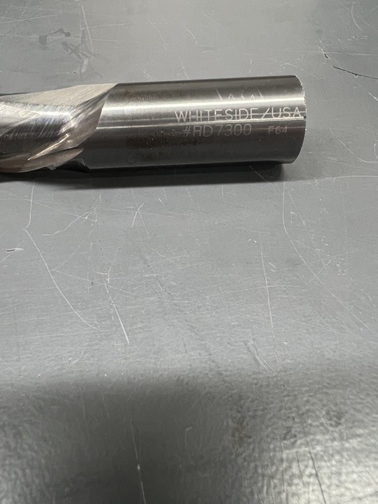 Two 3/4" Whiteside Downspiral 2 Flute Endmills