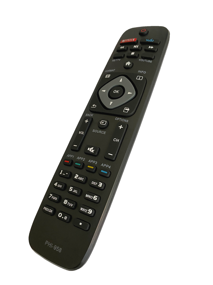 New Remote Control PHI-958 Replace For Any Philips Smart TV