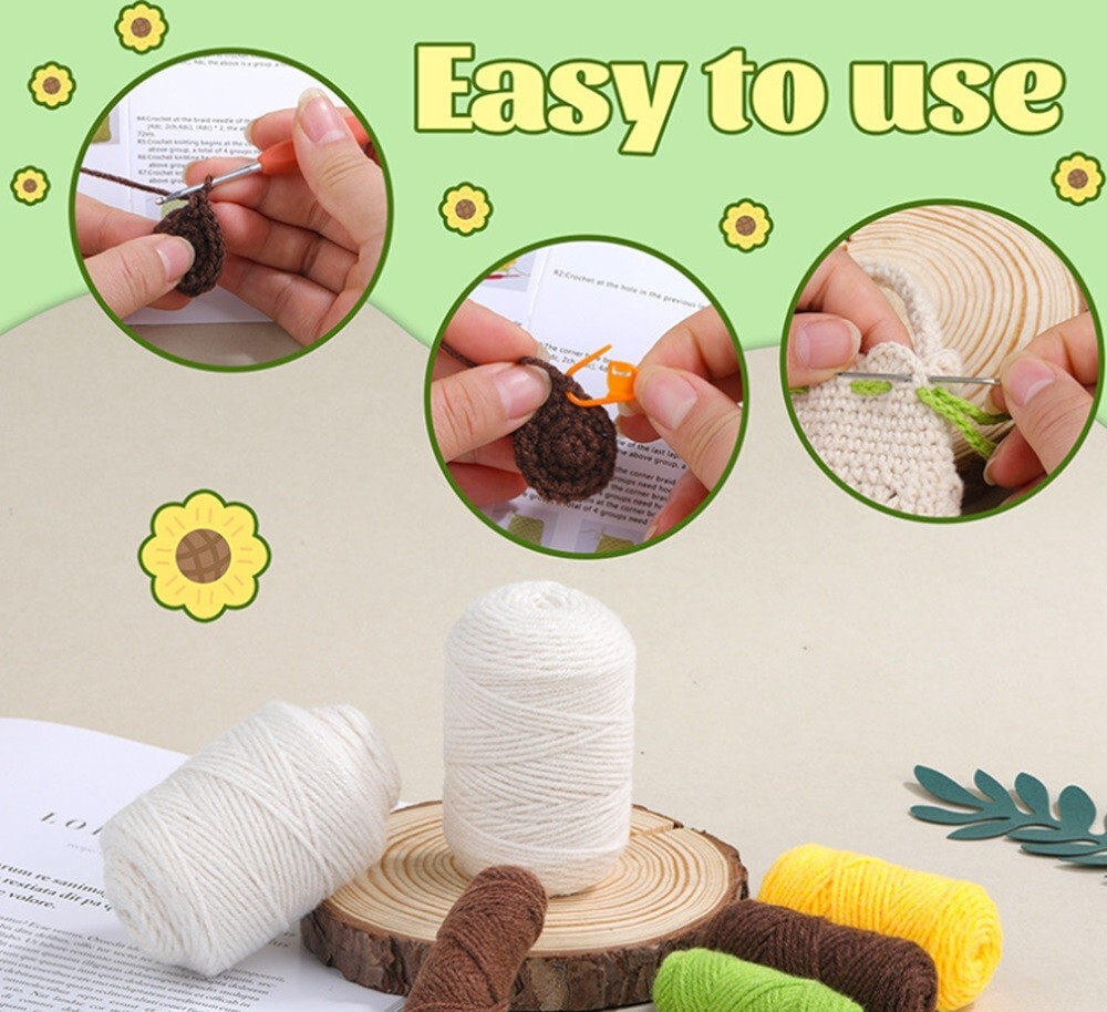 Beginners Crochet Phone Bag Kit –DIY Craft Starter w Step-by-Step Video Tutorial