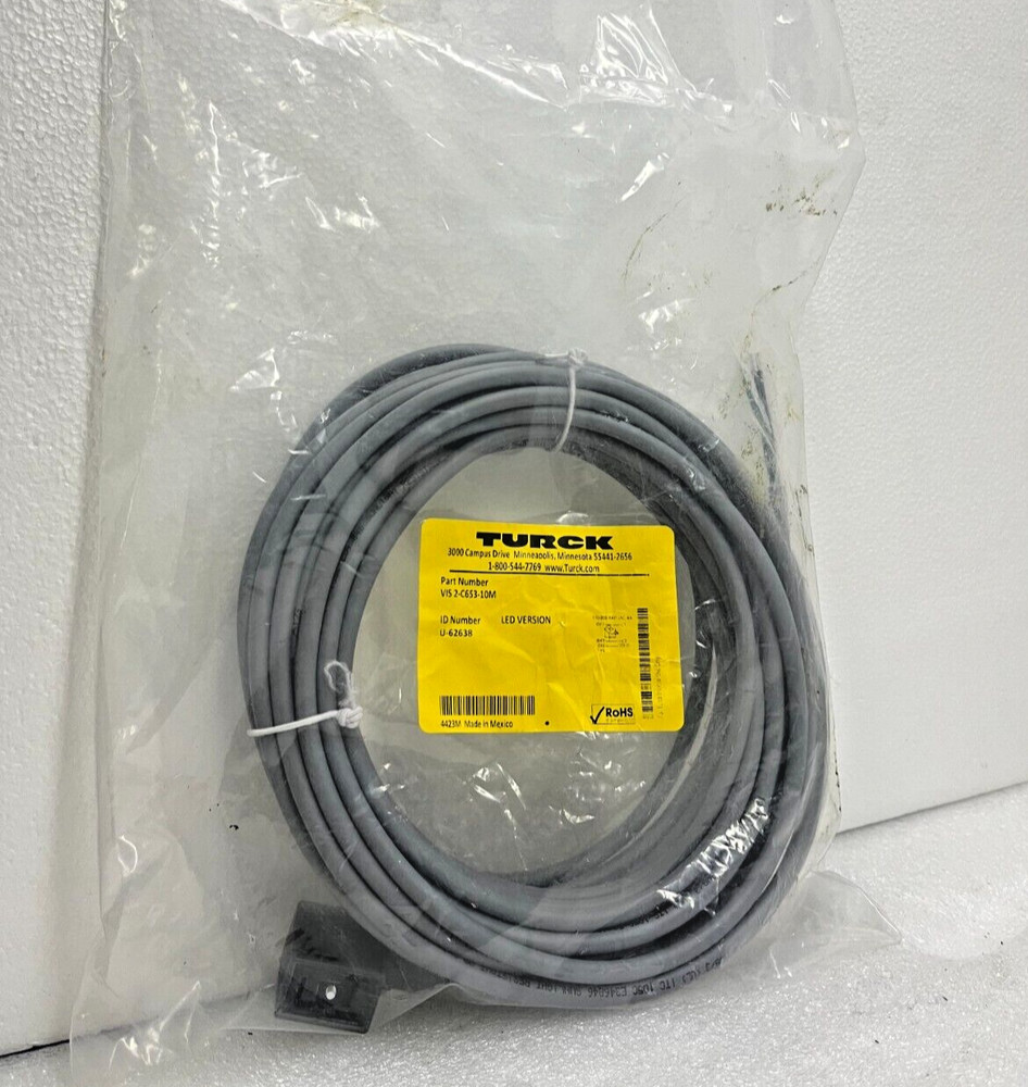 New NIB TURCK VIS 2-C653-10M Grey