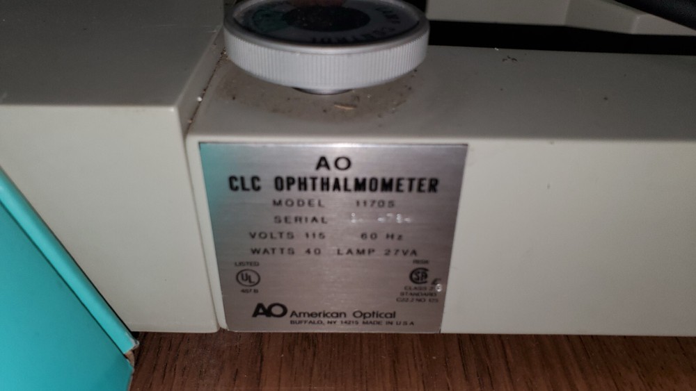 AO AMERICAN OPTICAL CLC OPHTHALMOMETER 11705