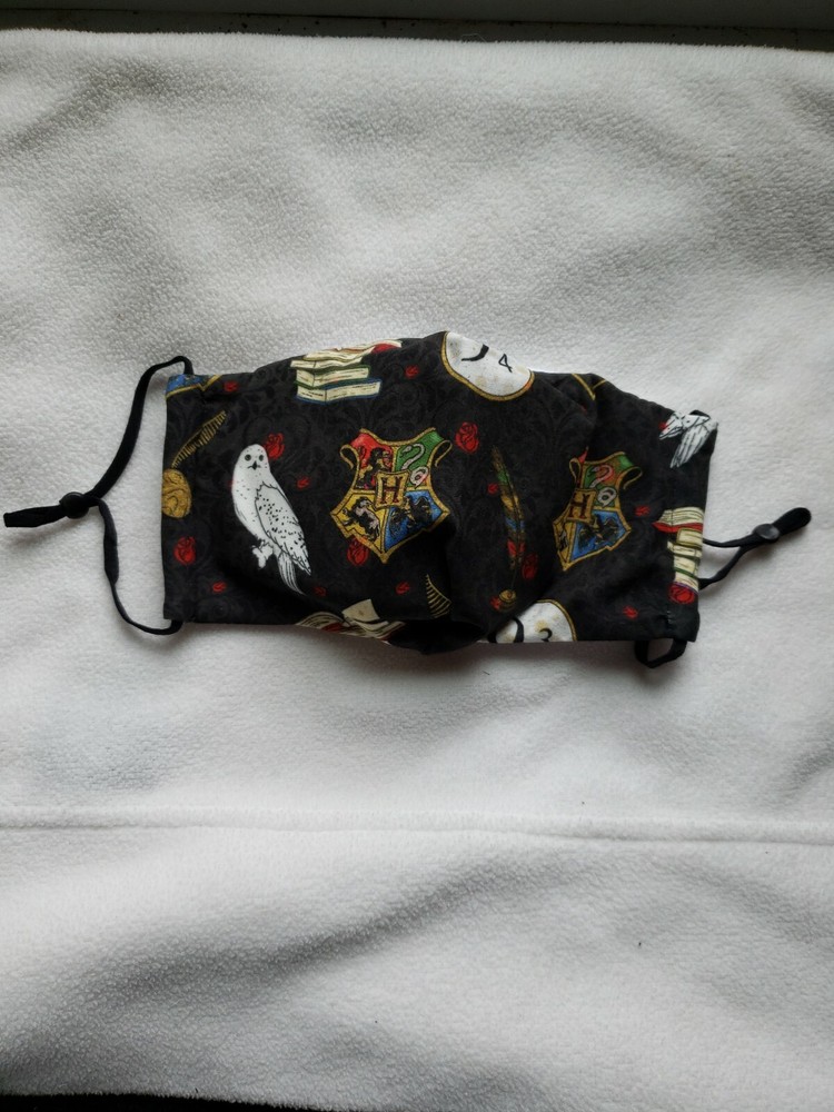 Wizard HP Comfortable Reusable Face Mask w/Pocket PM 2.5Filter Carbon Activated