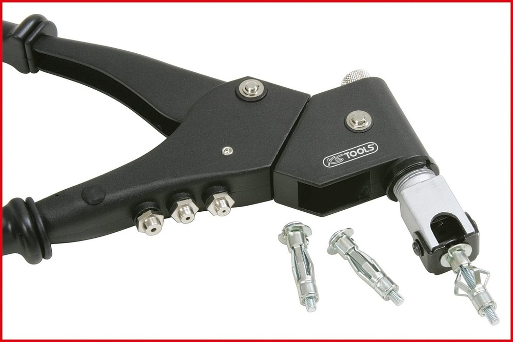 150.9610 universal hand riveter set, 10 pieces