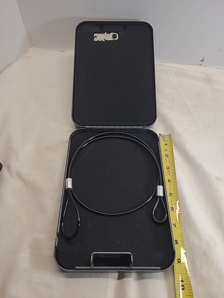 Cabela's Mini Combo Lock Box with Combination Lock grey safe