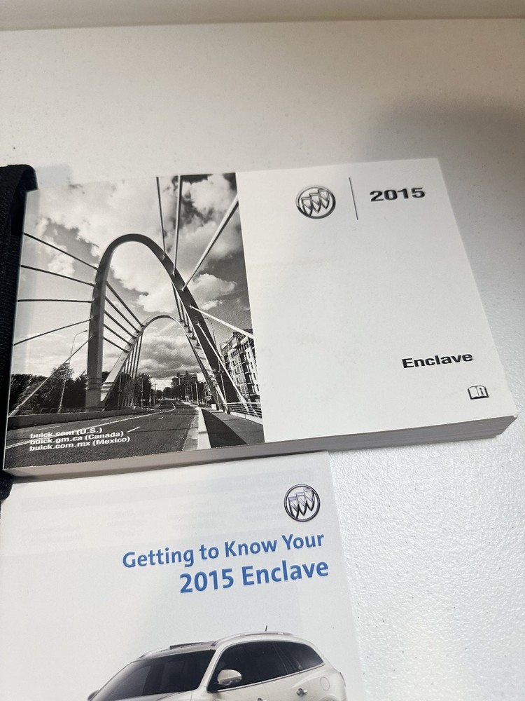 Buick Enclave Owner's Manual Set 2015 OEM