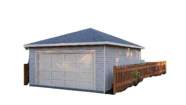 20’x25’ Garage Plans – Includes Floor Plan, Elevations, Sections, Foundation
