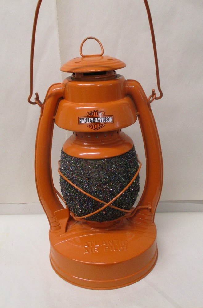 VINTAGE ATLANTIC AIR PILOT HARLEY DAVIDSON LANTERN