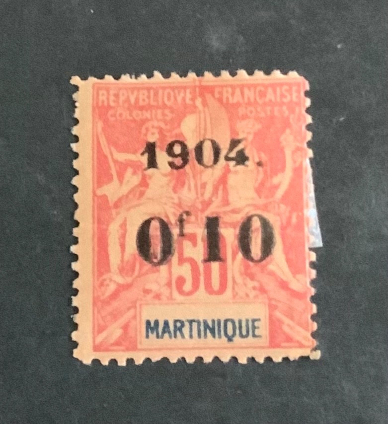 Stamps Martinique Scott #58 hinged