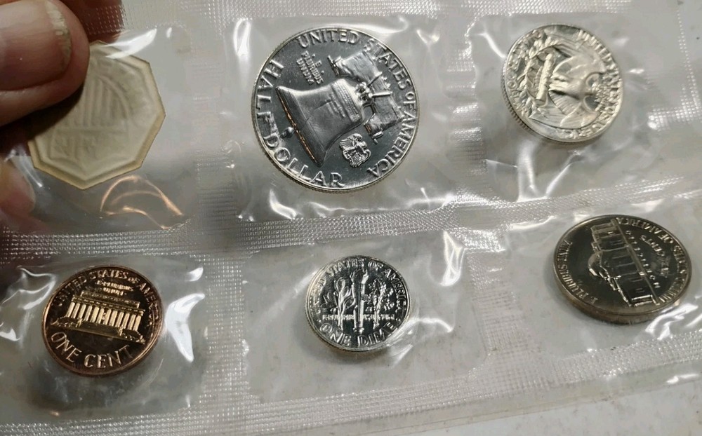 1962 Mint Proof Set 90% Silver Original Envelope And Coa Everything Pictured #2