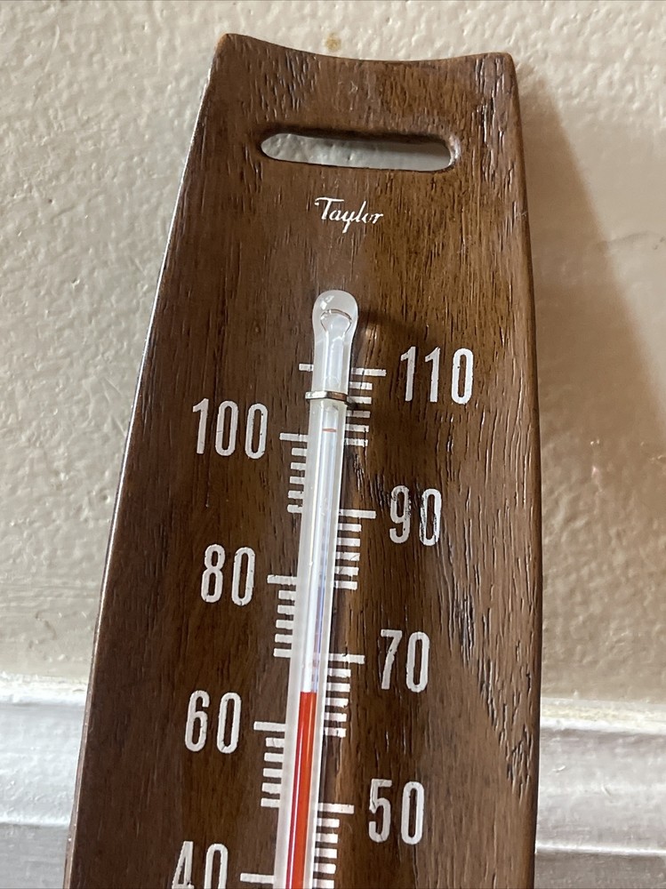 Vintage Taylor Bakelite Temperature Humidity &Barometer + Thermometer MCM