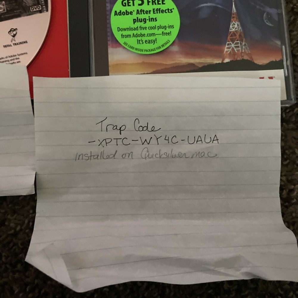 Adobe After Effects 6.5 & 6.0 Professional Software Apple Macintosh & More