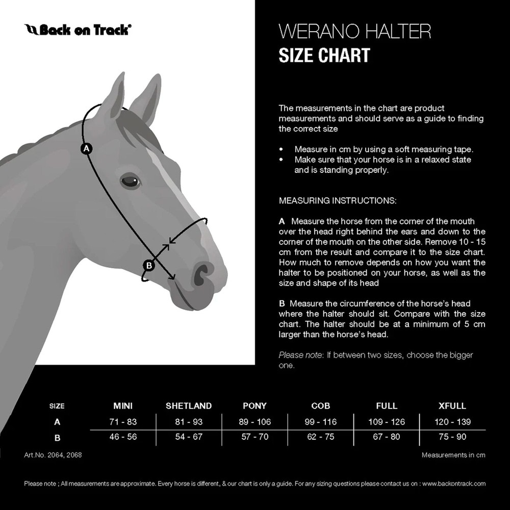 BACK ON TRACK Werano Red Halter (206405)