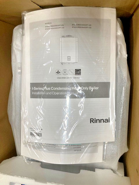 RINNAI Water Heater IP150S Tankless Indoor, High-Efficiency, Natural Gas Grey