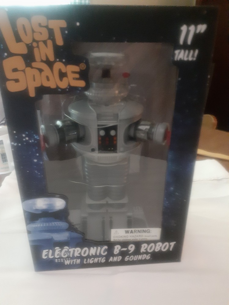 Lost In Space B-9 Robot  11 In. Tall Mip Works Nice