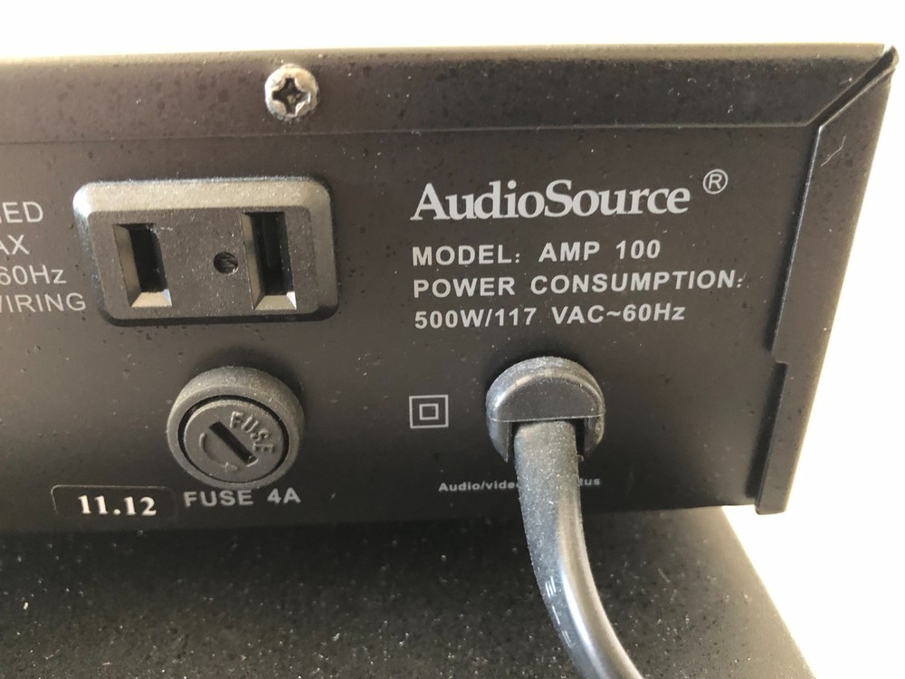 AudioSource PreAmp/Tuner Two & Amp 100 Stereo Power Amplifier