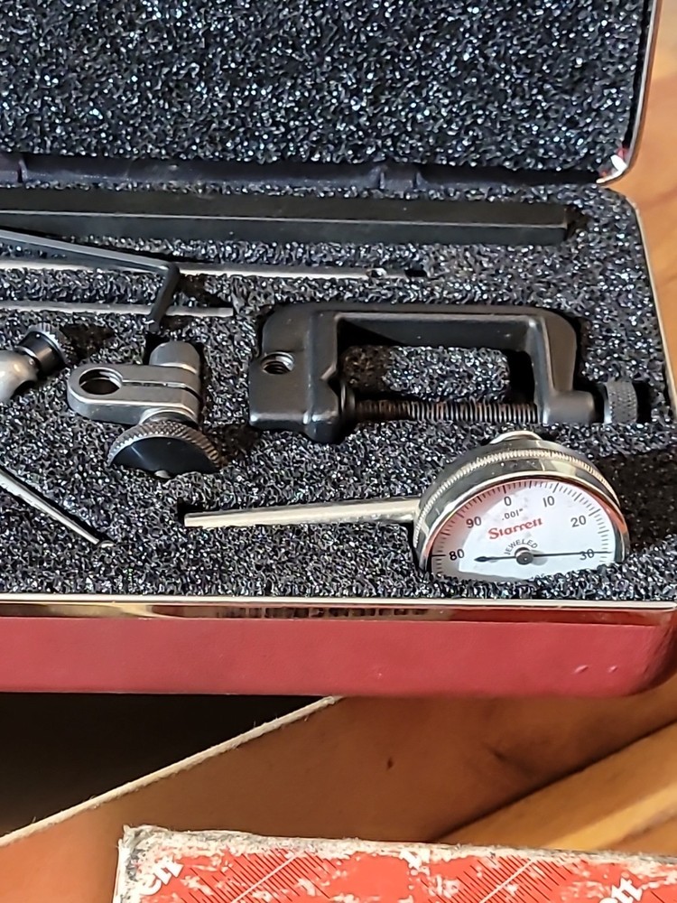Starrett 811-1CZ Dial Test Indicator W/ Case & Original Box