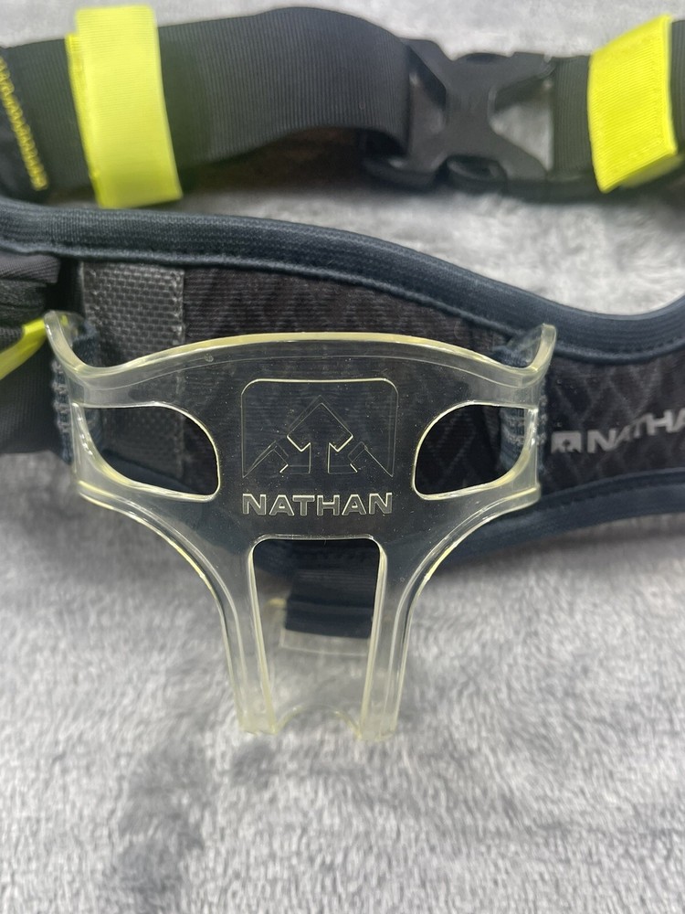 Nathan Hydration Belt Adjustable Gray No Bottles Preowned