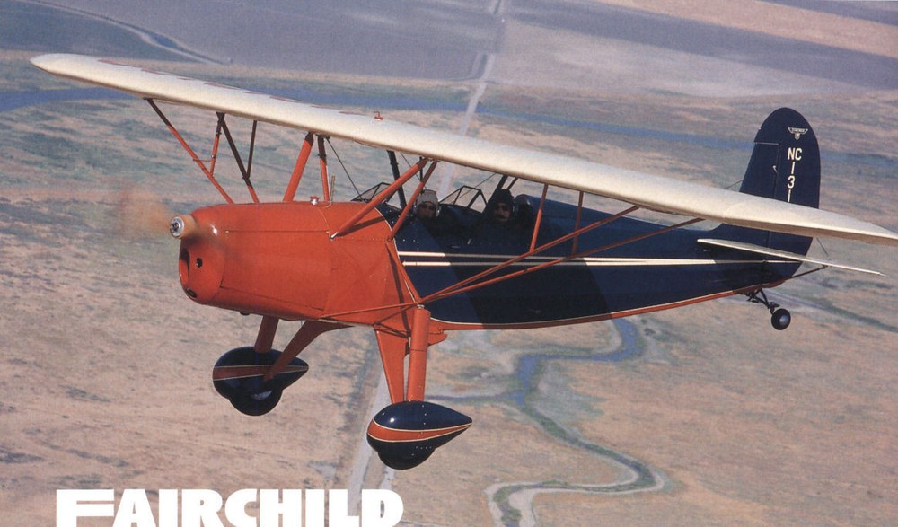Fairchild 22  47" wing    Scale RC Model Airplane Printed Plans