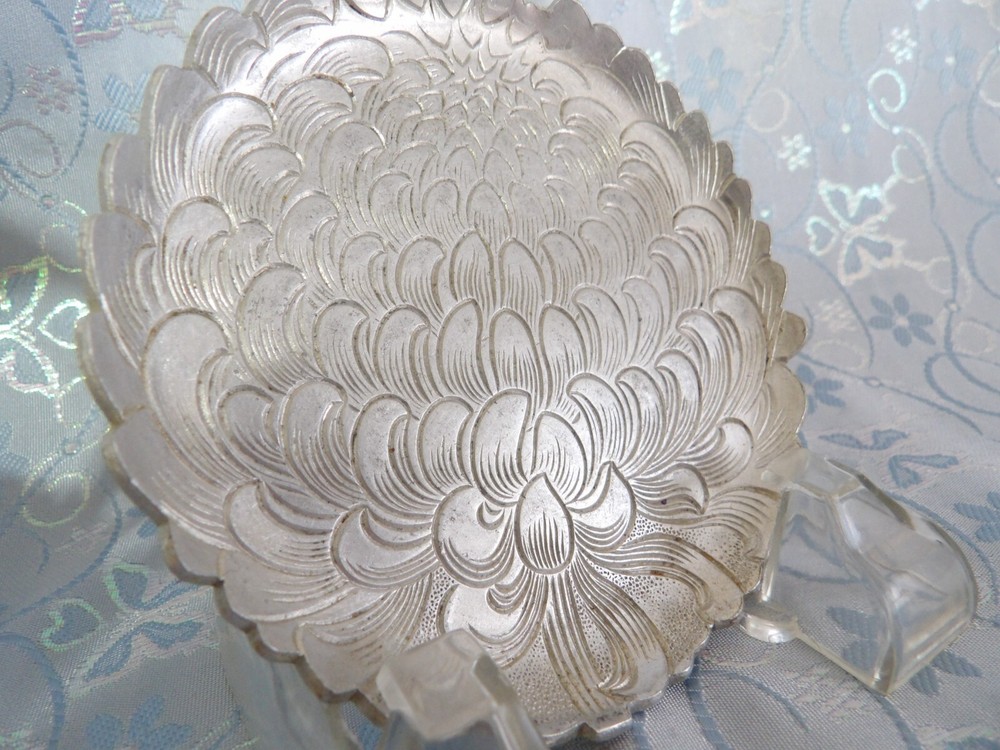 Continental SIlver 8 PC Wild Rose Coaster Set with Stand
