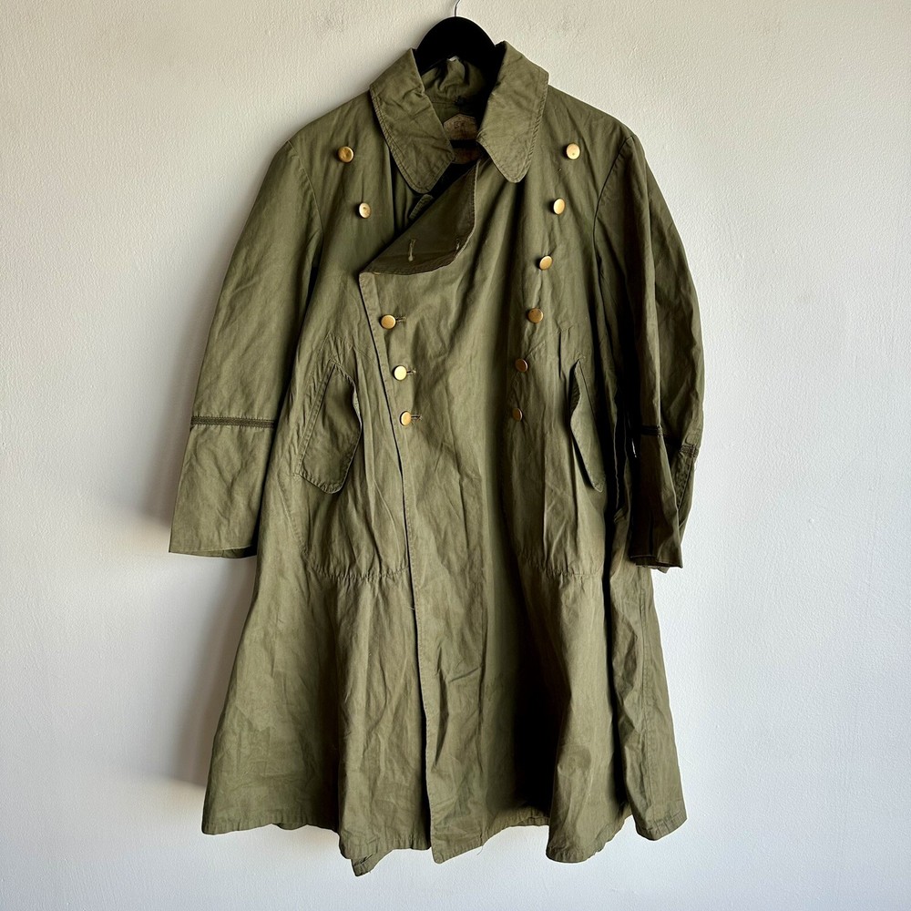 WWII Japanese Officer Double Breasted Over Coat Light Weight