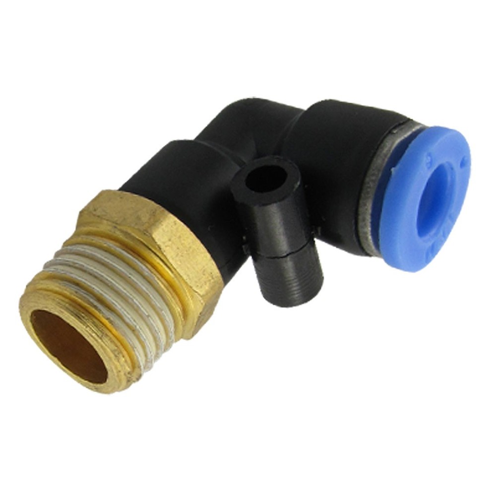 Pneumatic 6mm Hole 12mm Thread Quick Fitting Connector