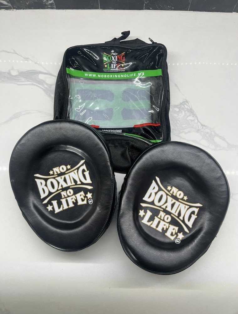 No Boxing No Life Focus Mitts Boxing Training Pads